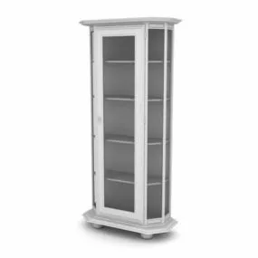 Corner Display Cabinet Furniture 3d model