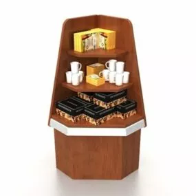 Corner Display Stand 3d model