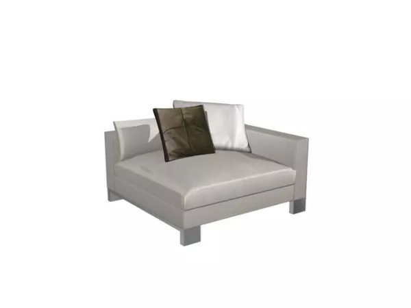 Group Pillows Wrinkle Style 3d model