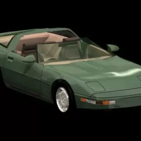 Corvette Zr-1 Sports Car 3d model