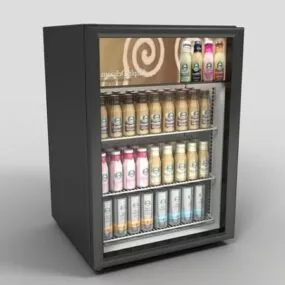 Countertop Fridge Display 3d model