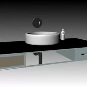 Countertop Vessel Washbowl 3d model