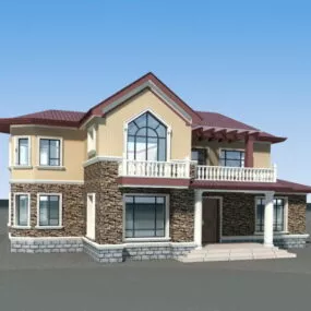 Country House Design 3d model
