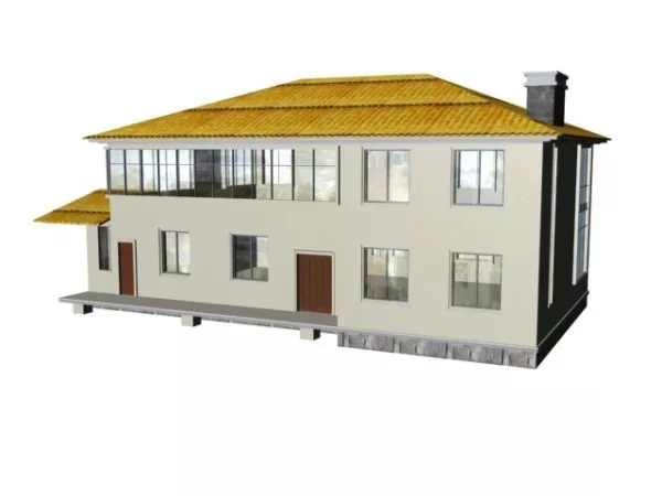 Countryside House 3d model Countryside House 3d model