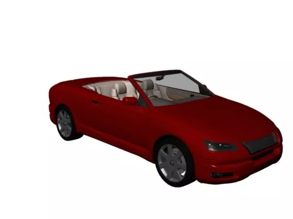 Coupe Cabrio Concept Car 3d model Coupe Cabrio Concept Car 3d model
