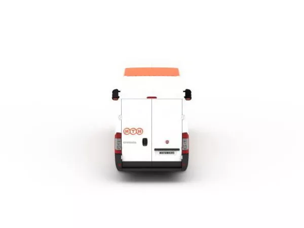Courier Van 3d model Courier Van 3d model