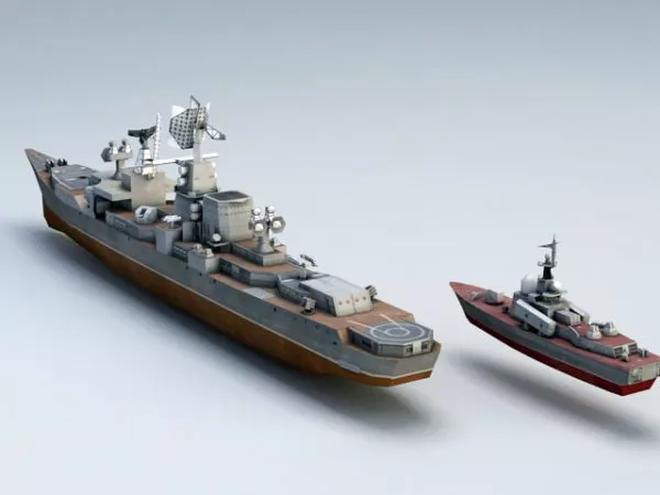 Main Battle Cruiser 3d model