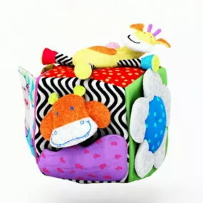 Cube Stuffed Toy 3d model