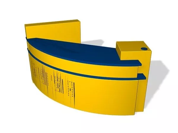 Customer Service Counter 3d model Customer Service Counter 3d model
