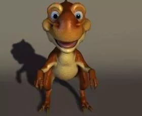 Cute Anime Dragon 3d model Cute Anime Dragon 3d model