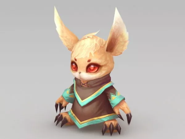 Squirrel Cartoon 3d model