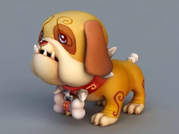 Ridgeback Puppy Dog 3d model
