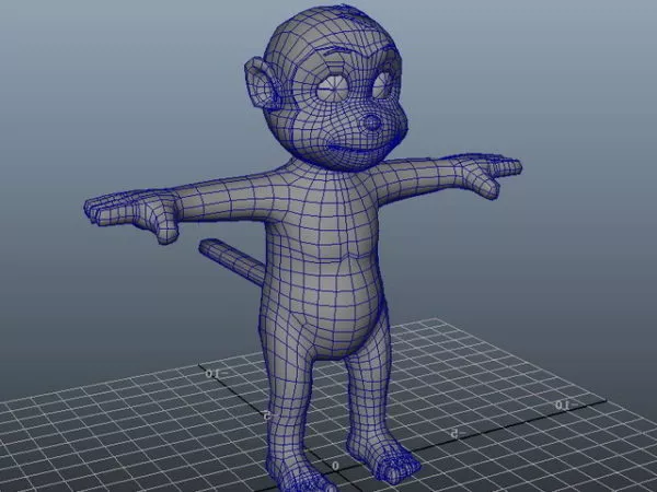 Character Cute Cartoon Monkey 3d model Character Cute Cartoon Monkey 3d model