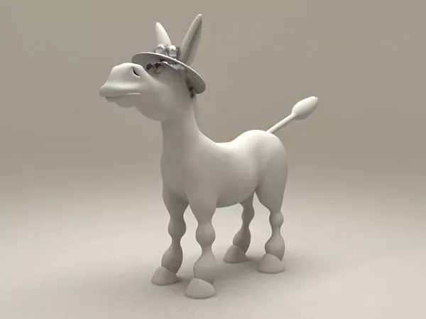 Cute Cartoon Pony Character 3d model Cute Cartoon Pony Character 3d model