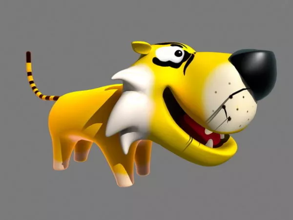 Cute Cartoon Tiger Rigged 3d model Cute Cartoon Tiger Rigged 3d model