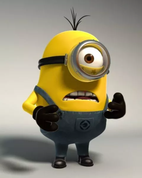Cute Minions From Despicable Me 3d model Cute Minions From Despicable Me 3d model
