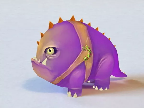 Cute Monster 3d model Cute Monster 3d model