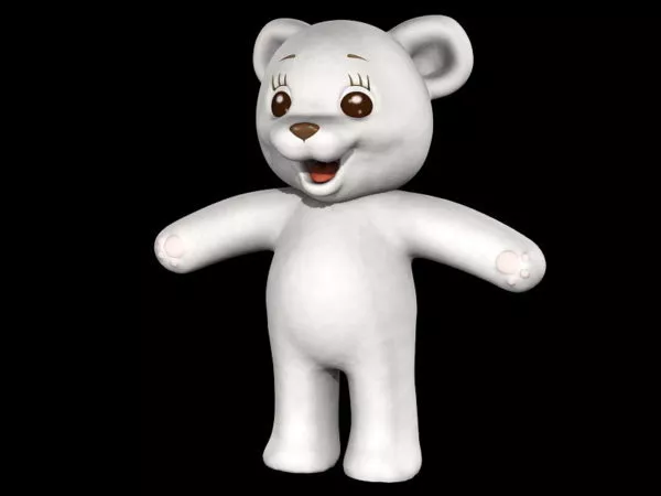 Cute Teddy Bear 3d model Cute Teddy Bear 3d model
