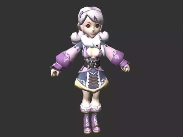 Chinese Anime Boy 3d model