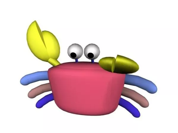 Realistic Sea Crab 3d model