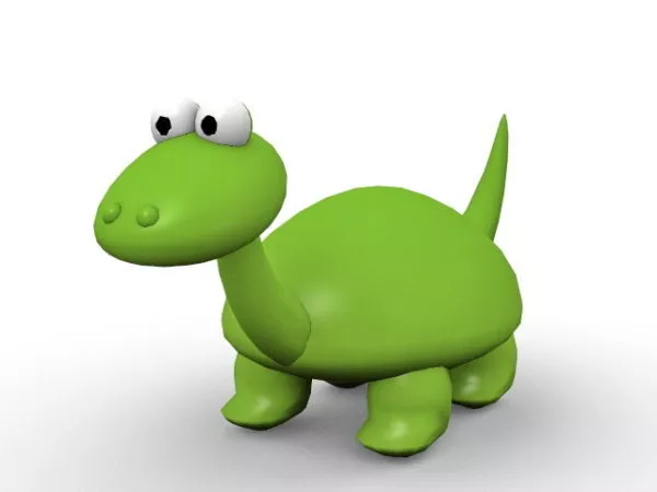 Cute Cartoon Dinosaur 3d model Cute Cartoon Dinosaur 3d model