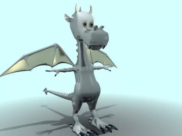 Ancient Dragon Ancient Sculpture 3d model