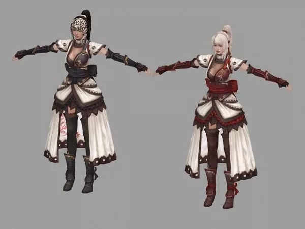Cute Fantasy Girl 3d model Cute Fantasy Girl 3d model