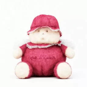 Cute Plush Bear 3d model