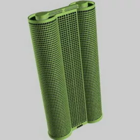 Cylinder Shaped Building 3d model