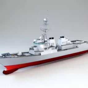 Ddg-83 Arleigh Burke-class Destroyer 3d model