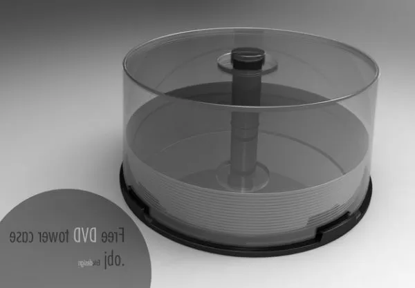 Dvd Player Gadget Chrome Color 3d model