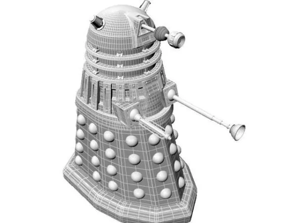 Dalek Robot 3d model Dalek Robot 3d model
