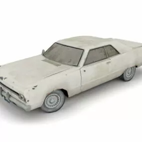 Damaged Car 3d model