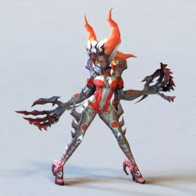 Dark Elf Red 3d model