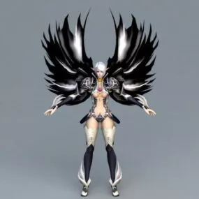 Dark Gothic Angel 3d model