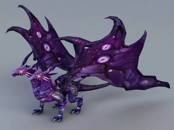 Dark Magic Dragon 3d model Dark Magic Dragon 3d model