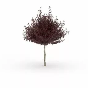 Dark Purple Tree 3d model