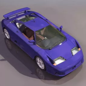 Dauer Eb110 Racing Car 3d model