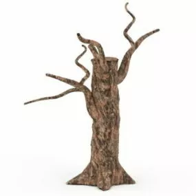 Dead Tree Stump 3d model