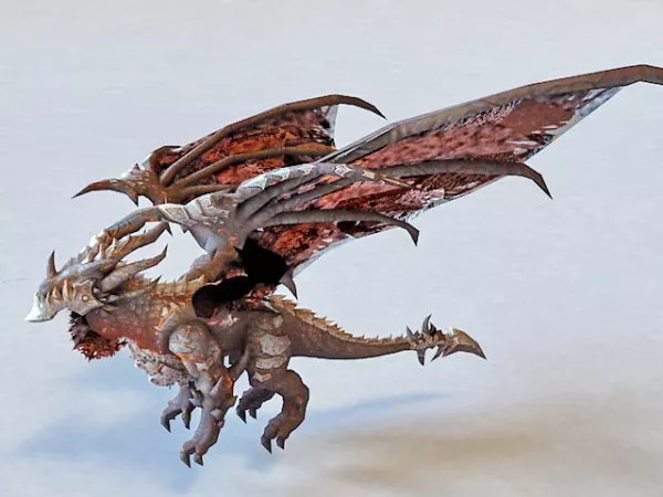 Deathwing Devil Dragon 3d model Deathwing Devil Dragon 3d model
