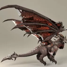 Mô hình 3d Deathwing Kẻ hủy diệt