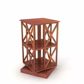 Furniture Decorate Bookcase 3d model