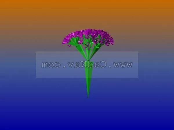 Decorative Flower 3d model Decorative Flower 3d model