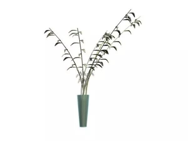 Decorative Vase Plant 3d model Decorative Vase Plant 3d model