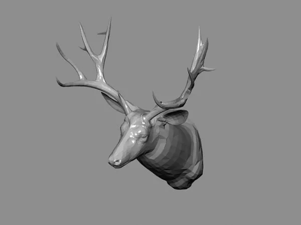 Head Base Mesh With Uvw 3d model