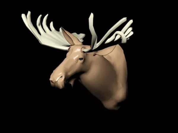 Lowpoly Moose 3d model