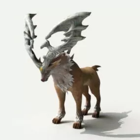 Deer Stag Rig 3d model
