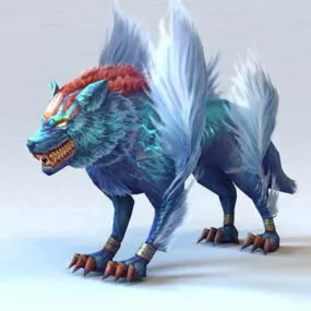 Demon Wolf 3d model