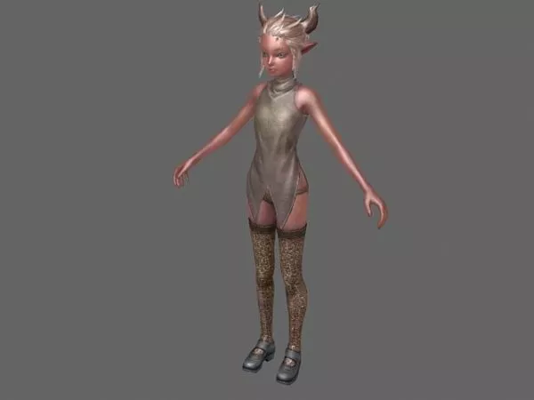 Pig Demon Character 3d model