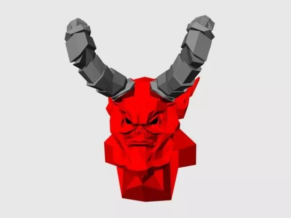 Demon Head Character 3d model Demon Head Character 3d model
